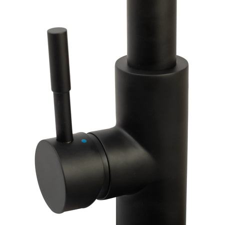 Dura Faucet Dura Faucet DF-MK504SLK-MB RV Swivel High-Arc Spring Kitchen Sink Faucet - Single Handle - - Outdoor Depot
