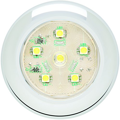 Optronics UCL60CBP Clear Round Sealed LED Utility Light, White