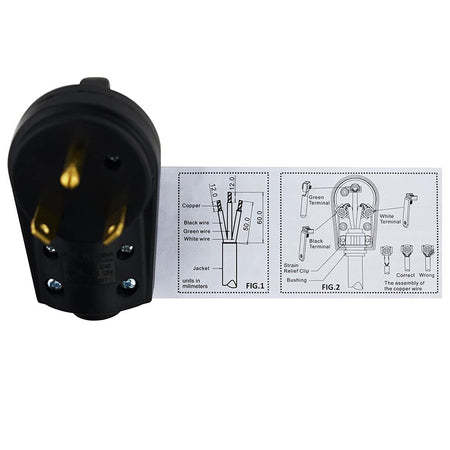 Power Watchdog Power Watchdog 30 Amp Replacement Male Plug (30APlug) – RV Electrical Plug Replacement for - Outdoor Depot