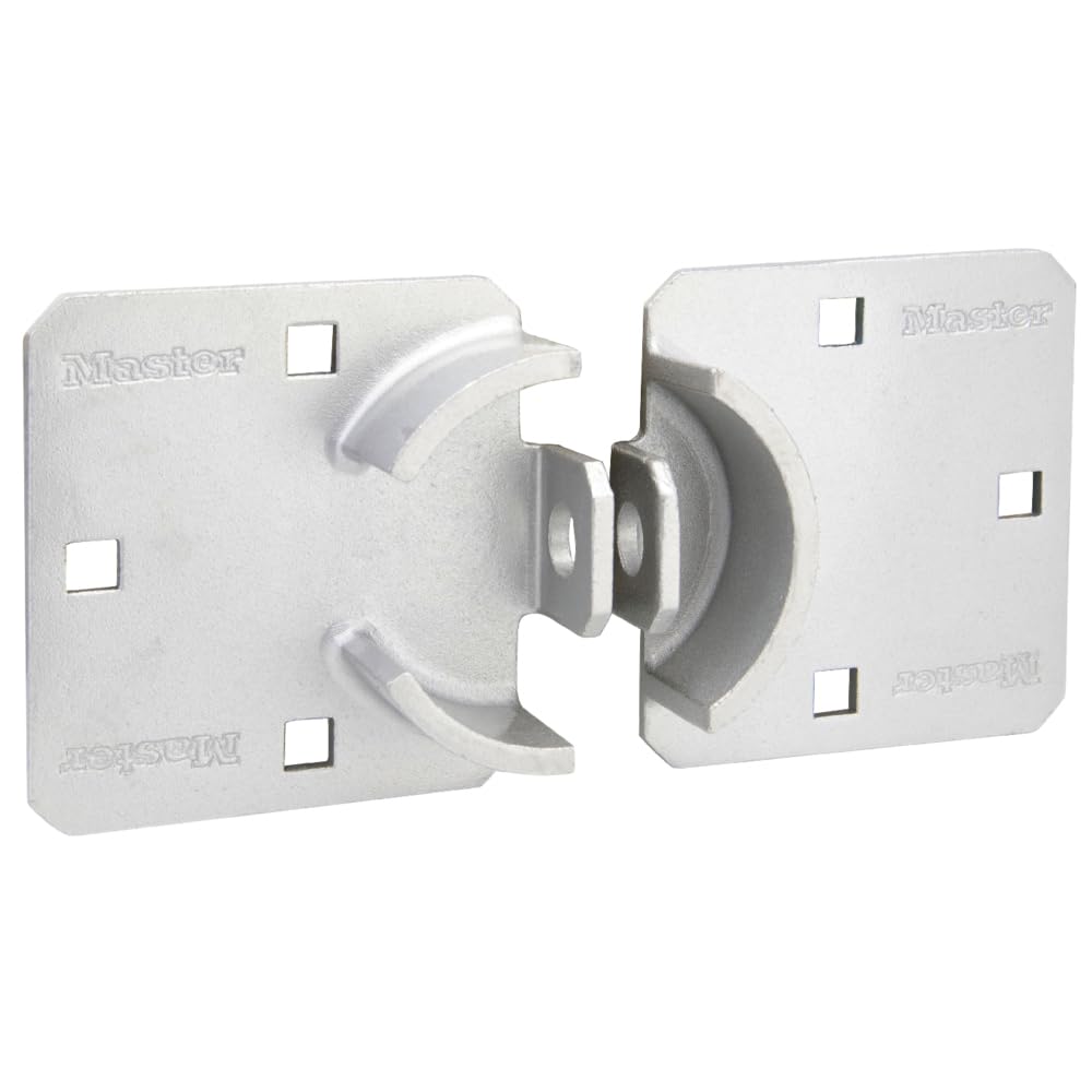 Master Lock Master Lock Chrome Hasp Lock, Heavy Duty Hidden Shackle Lock and Hasp, Solid Steel Lock for - Outdoor Depot