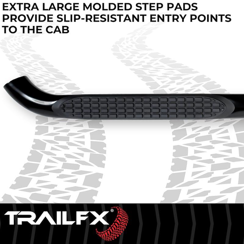 Trailfx Trailfx Trail FX A0052B 3" Nerf Bar Bend End, Black - Outdoor Depot