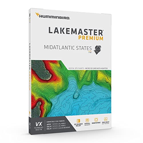 Humminbird Humminbird LakeMaster Premium Mid-Atlantic V1 Map SD Card for Fish Finders - Outdoor Depot