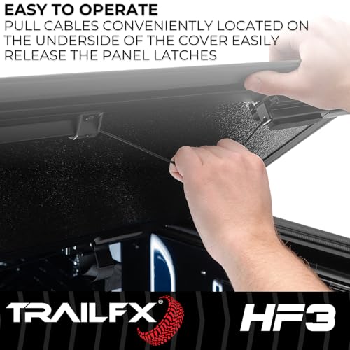 Trailfx TrailFX Hard Tri-Fold Tonneau Cover Fits 2021-2025 Ford F-150 5.5 Foot Bed Hard Folding Cover 3 - Outdoor Depot