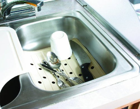 Camco Camco 43720 RV & Marine Sink Mat, White - Outdoor Depot