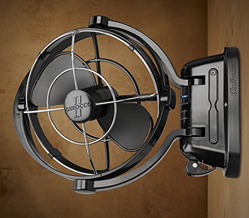 SEEKR SEEKR Sirocco II™ Fan from by Caframo. 12V/24V Auto-Sensing DC, Omnidirectional Low-Power Draw Fan for - Outdoor Depot