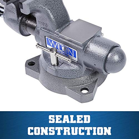 Wilton Wilton Tradesman Bench Vise, 4-1/2" Jaw Width, 3-1/2" Max Jaw Opening, 3-1/4" Throat (Model 1745) - Outdoor Depot