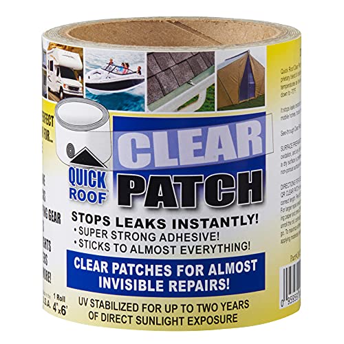 Cofair Cofair Products QRCP40 Quick Roof Clear Patch 4" x 20' - Outdoor Depot