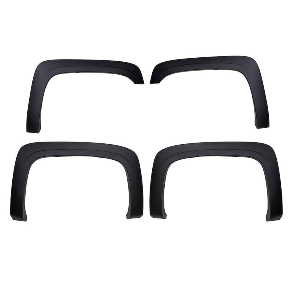 TRAILFX TFC3001OE OE Style Fender Flares Smooth Black Set of 4 for Chevrolet Silverad...