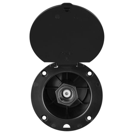 Dura Faucet Dura Faucet DF-SA184-BK RV Outdoor Exterior Utility Spray Dock Port with Quick Connect Hookup - Outdoor Depot