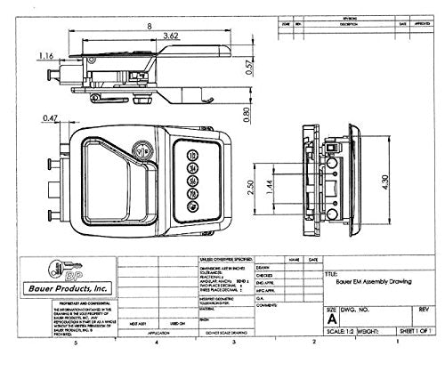 AP Products AP Products 013-531 Electric Motor Home Lock - Outdoor-Depot.us