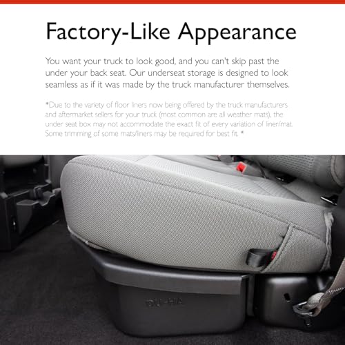 DU-HA DU-HA DuHa 20110 Under Seat Storage fits 2015-2026 Ford F150 SuperCrew & 2017-2026 Ford F250 F350 F450 - Outdoor Depot