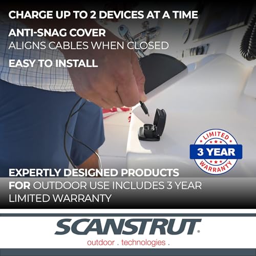 Scanstrut Scanstrut Flip Pro Fast Charge Dual USB Socket - Outdoor Depot