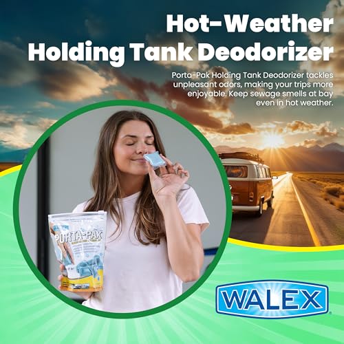 Walex Walex Porta-Pak Black Holding Tank Deodorizer & Portion Control System Drop-Ins - Rapid Breakdown of - Outdoor Depot