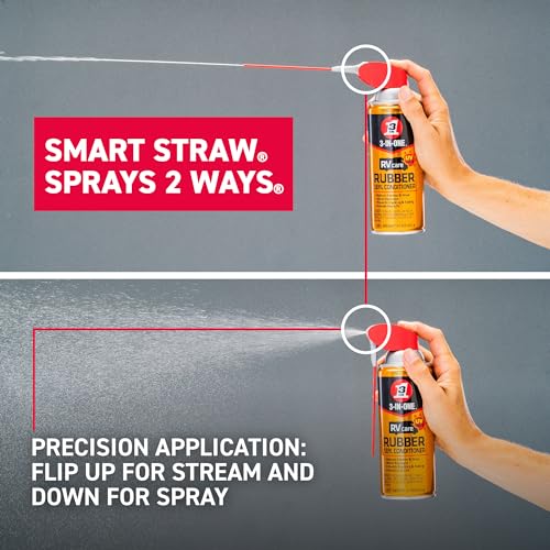 3-IN-ONE 3-IN-ONE RVcare Rubber Seal Conditioner with SMART STRAW SPRAYS 2 WAYS, 11 OZ - Outdoor-Depot.us