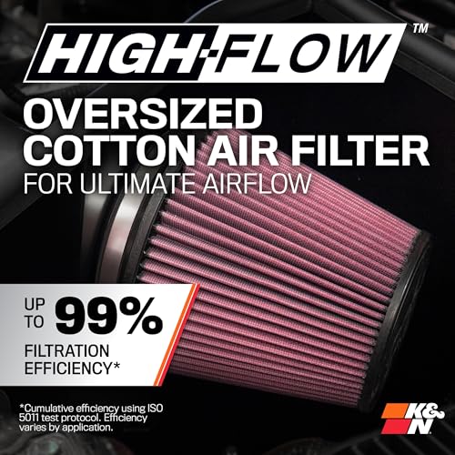 K&N K&N Cold Air Intake System: High-Flow Air Filter, Increase Performance & Towing: Compatible with - Outdoor Depot