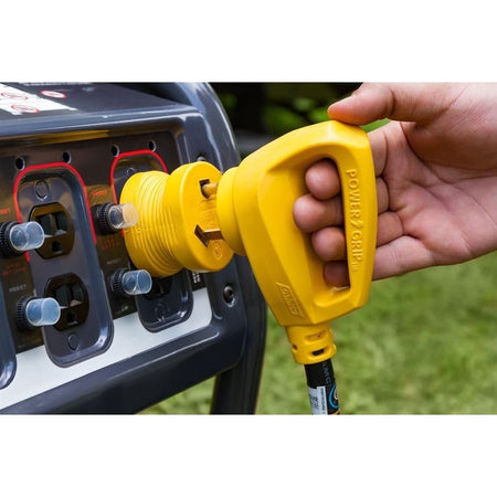 Camco Camco Heavy Duty RV Auto PowerGrip Adapter- Contoured Shape for Easy Grip and Removal, 15M/30F (15M, - Outdoor Depot