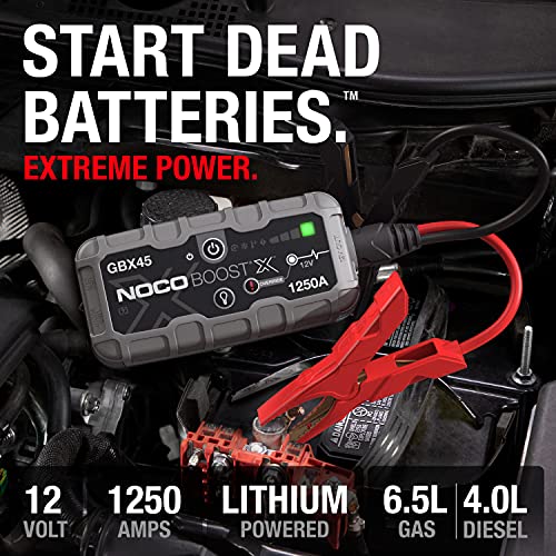 NOCO NOCO Boost X GBX45: 1250A UltraSafe Jump Starter – 12V Lithium Battery Booster Pack, Portable Jump Box, - Outdoor Depot