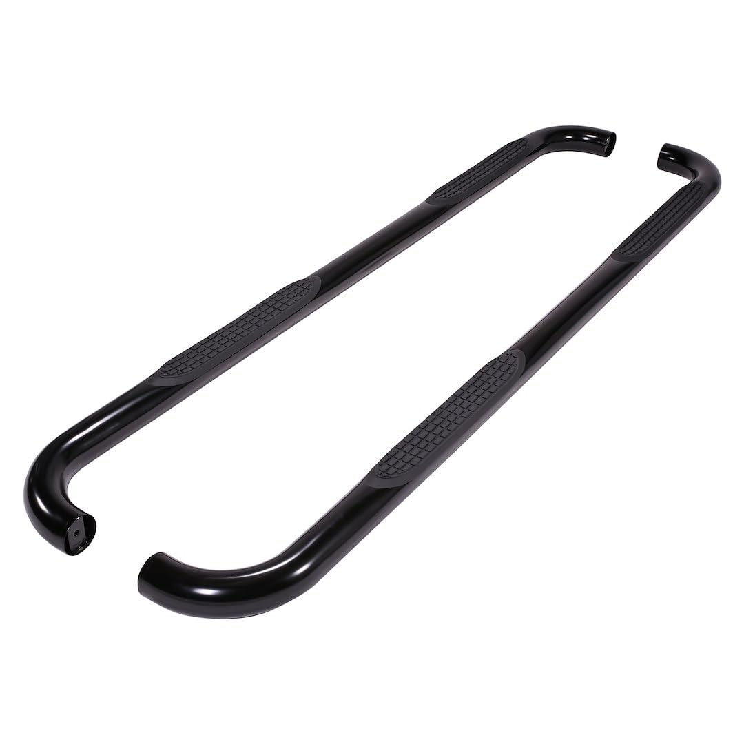 Trailfx TrailFX Nerf Bar Side Steps fits Ram 1500 Quad Cab 2011-2018 Black Powder Coated Steel 3-Inch Round - Outdoor Depot