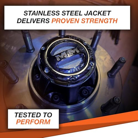 MILE MARKER MILE MARKER 449S/S Pair of Premium Locking Hubs fits 1999-2004 F250 F350 F450 F550 | Reliable in - Outdoor Depot