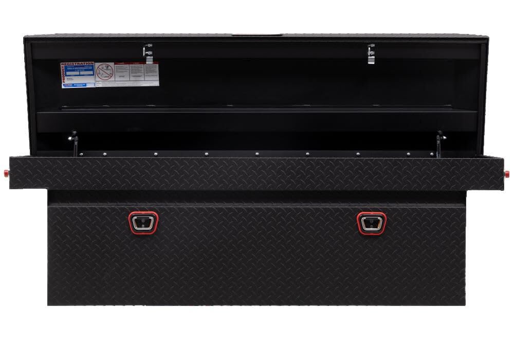 WEATHER-GUARD Model 123-52-04 Saddle Box, Aluminum - Outdoor Depot
