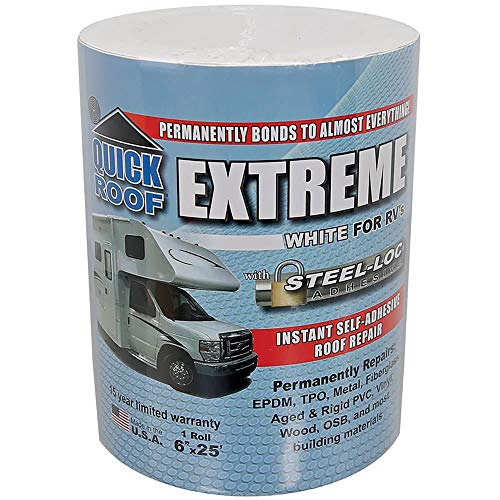 Cofair Cofair UBE625 Quick Roof Extreme White 6" x 25' - Outdoor Depot