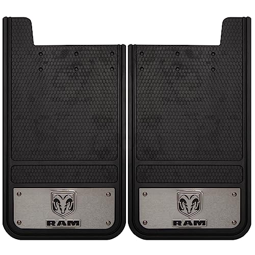 Plasticolor Plasticolor Ram Heavy Duty Rear 12 X 23 Mud Guards, 12" x 23" Rear Mud Guards by Plasticolor - Outdoor Depot