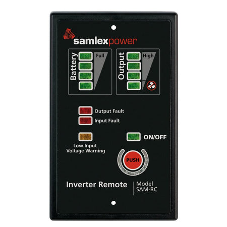 Samlex America Samlex America Solar SAM-RC SAM Series Optional Remote Control, Black - Outdoor Depot