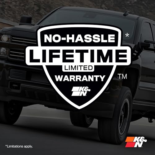 K&N K&N Performance Diesel High-Flow Lifetime Engine Air Filter: Increase Power: Premium, Washable: - Outdoor Depot