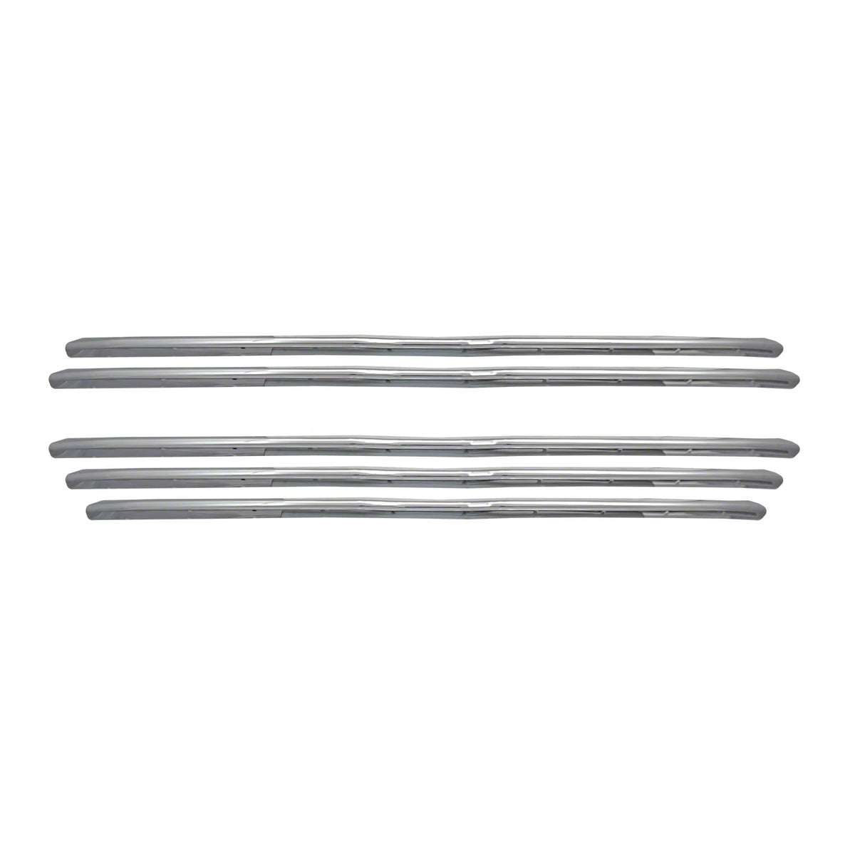 Coast to Coast International CCI Grille Insert IWCGI160, Overlay, Bar Style, 5 Piece, Chrome Plated, ABS - Outdoor Depot