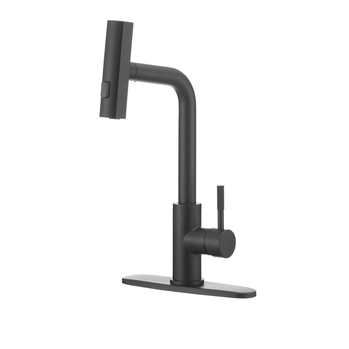 Dura Faucet Dura Faucet (DF-MK511X-MB) Rainfall RV Kitchen Faucet – Matte Black, Dual-Mode Rotating Spray - Outdoor Depot