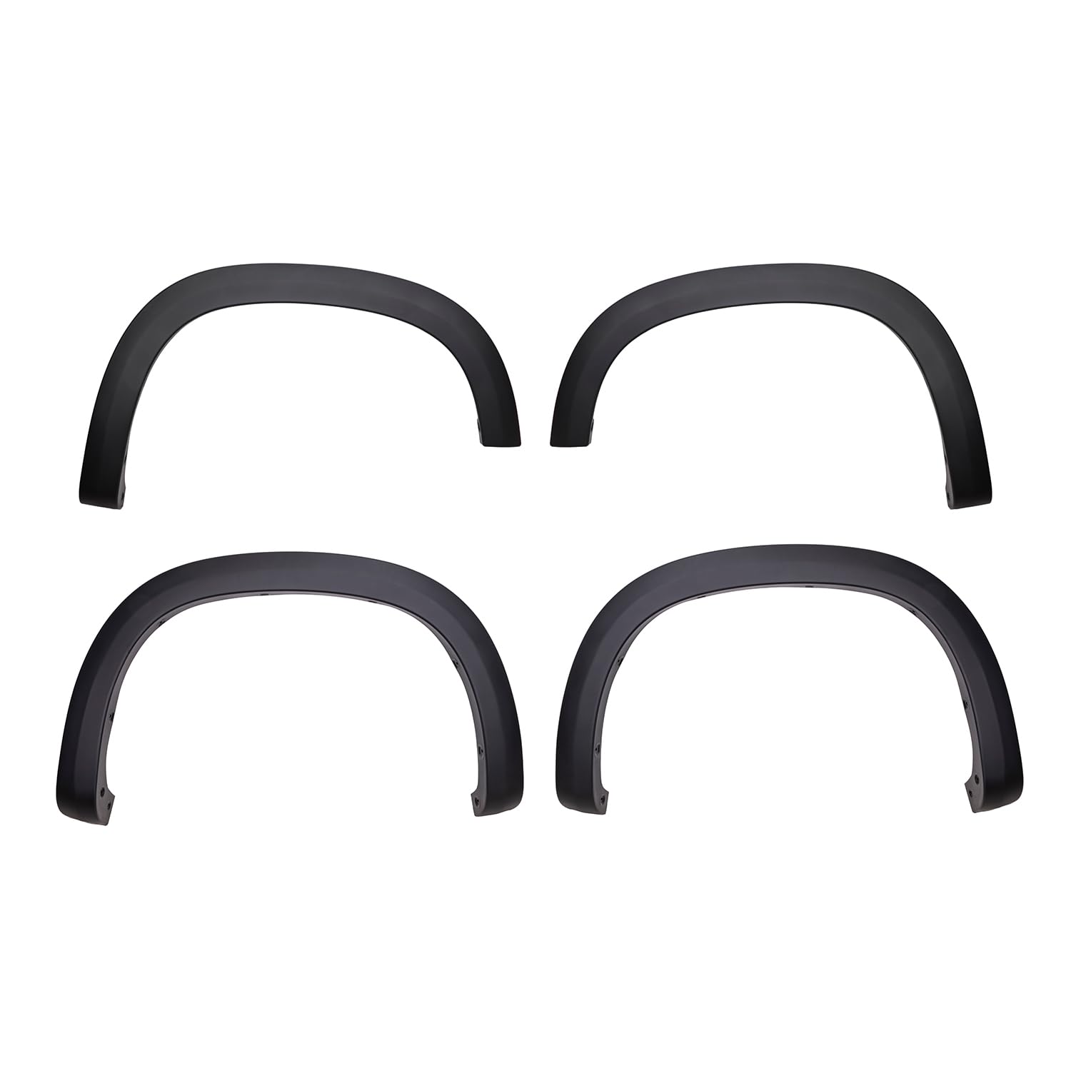Trailfx TrailFX Fender Flares Fits Chevrolet Silverado 1500 2019-2025 OE Style Black Smooth Paintable - Outdoor Depot