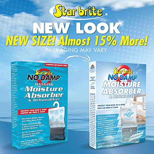 STAR BRITE STAR BRITE No Damp Moisture Absorber & Dehumidifier Hanging Bag - Simple, Portable, Humidity - Outdoor Depot