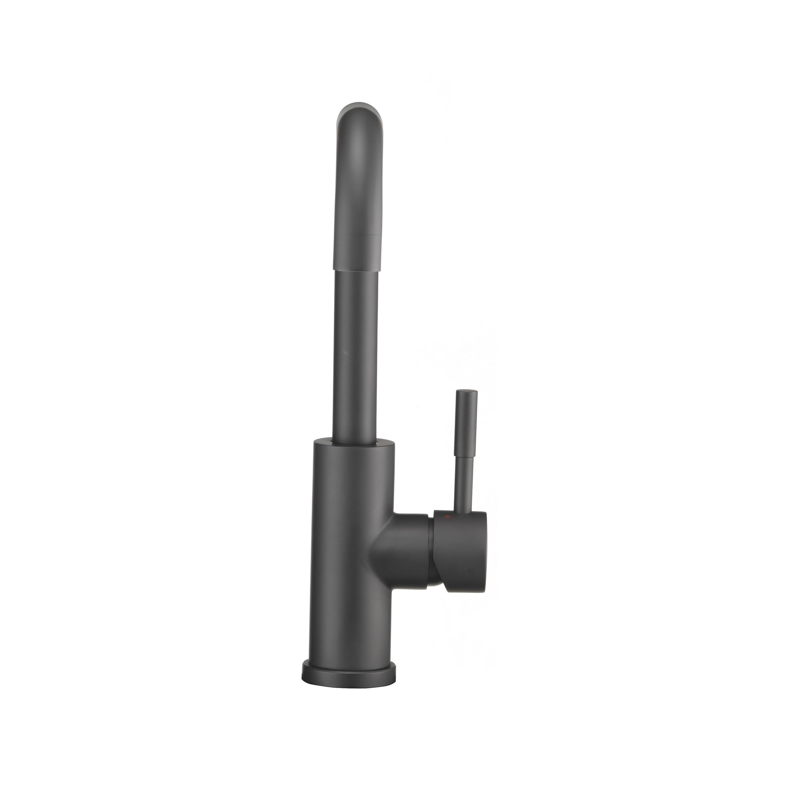 Dura Faucet Dura Faucet RV Streamline Squared-Arc Single Handle Kitchen Sink Faucet - Optional Deck Plate - Outdoor Depot