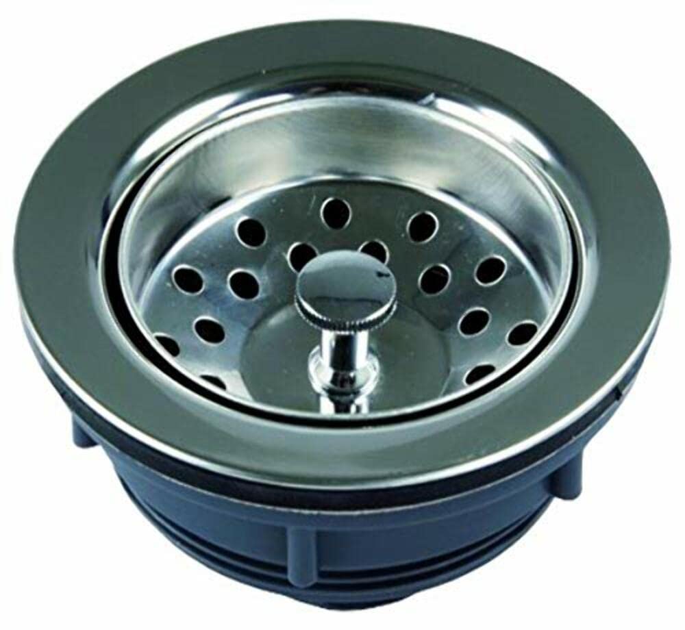 JR Products JR Products 95285 Large Kitchen Strainer - Chrome - Outdoor Depot