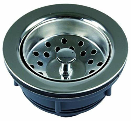 JR Products JR Products 95285 Large Kitchen Strainer - Chrome - Outdoor Depot