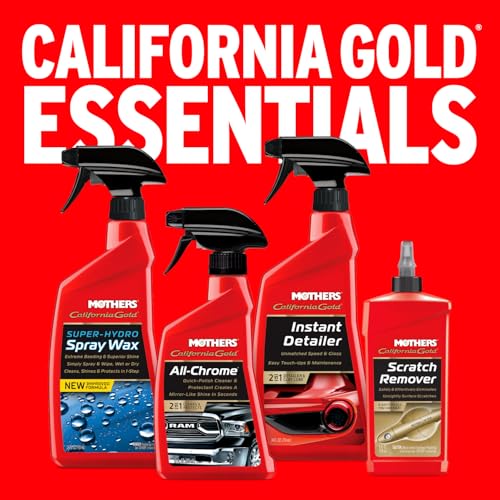 Mothers Mothers California Gold All-Chrome, 12 oz. – Cleans & Polishes Chrome, PVD & Chromed Plastics, - Outdoor Depot
