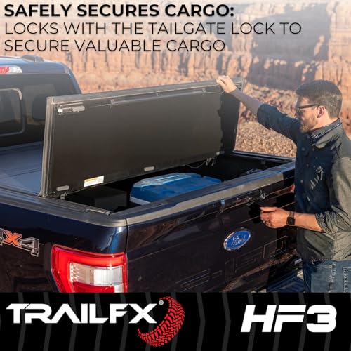 Trailfx TrailFX Hard Tri-Fold Tonneau Cover Fits 2021-2025 Ford F-150 5.5 Foot Bed Hard Folding Cover 3 - Outdoor Depot