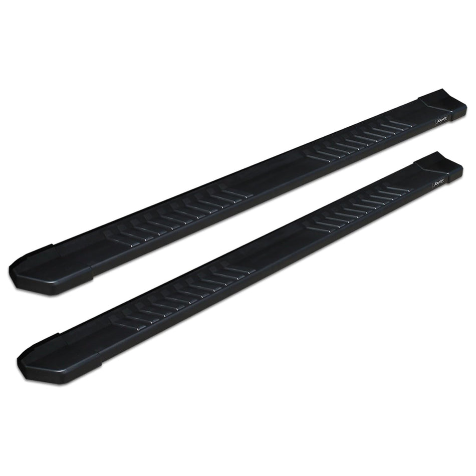 RAPTOR 1702-0062BT Series Running Boards Steps 6in OEM Style Black Aluminum Compatible...