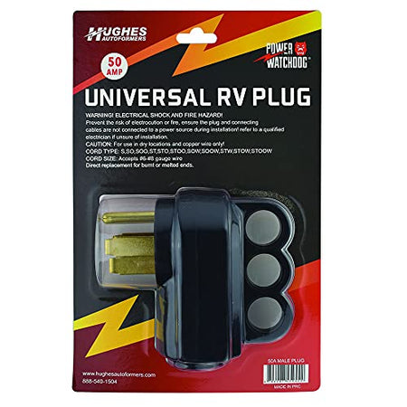 Power Watchdog Power Watchdog 50 Amp Replacement Male Plug (50APlug) – RV Electrical Plug Replacement for - Outdoor Depot