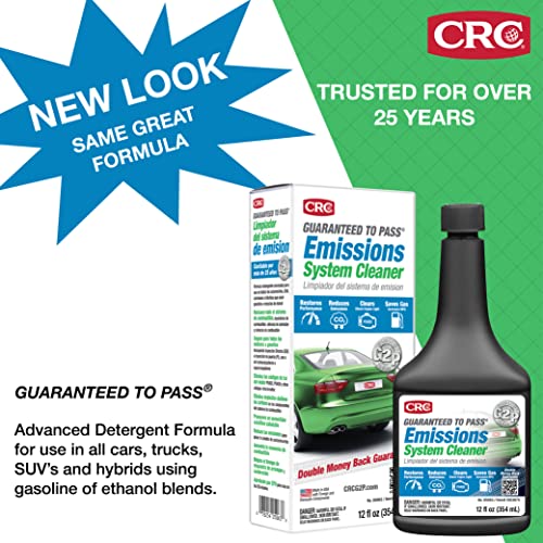 CRC CRC Guaranteed to Pass Emissions Test Formula, 12 Fluid Ounce - Outdoor Depot