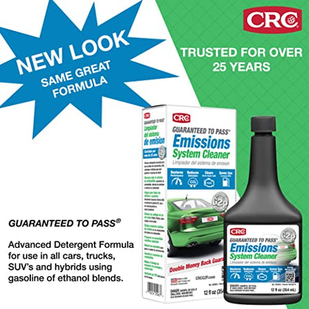 CRC CRC Guaranteed to Pass Emissions Test Formula, 12 Fluid Ounce - Outdoor Depot