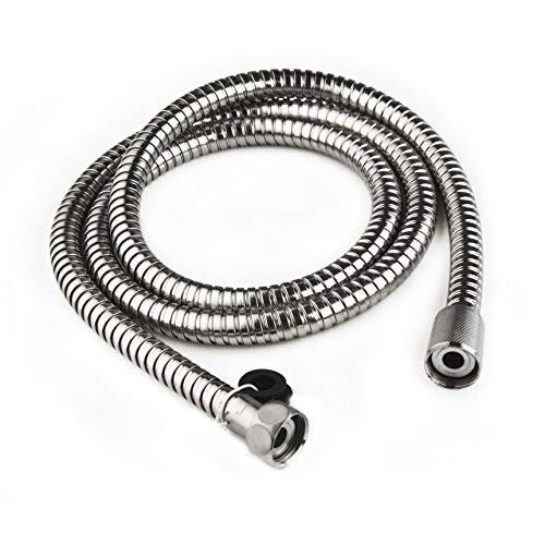 Dura Faucet Dura Faucet DF-SA200-CP RV 60 inch Flexible Stainless Steel Handheld Shower Head Hose (Chrome) - Outdoor Depot