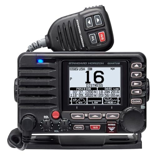 Standard Horizon Quantum GX6000 25W Commercial Grade Fixed Mount VHF w/NMEA 2000, Integrated AIS receiver, & Speaker Mic