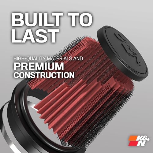 K&N K&N High-Flow Original Lifetime Universal Clamp-On Air Filter: High Performance, Premium, Washable: - Outdoor Depot