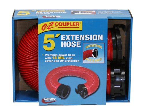 Valterra D04-0112 EZ Coupler 5' Extension Hose , Red