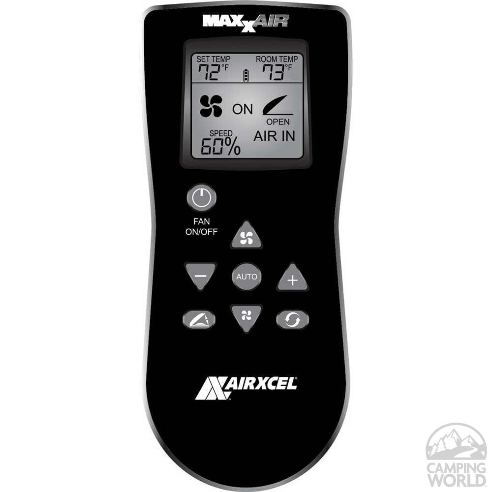 MAXXAIR MAXXAIR Maxxfan Deluxe Vent, Fan and Vent Cover All in One - Powerful 10-Speed Reversible Fan with - Outdoor Depot