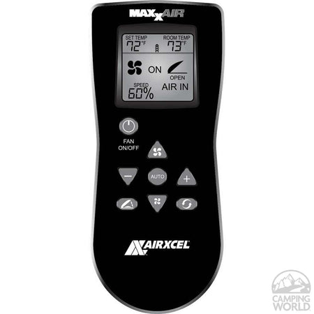 MAXXAIR MAXXAIR Maxxfan Deluxe Vent, Fan and Vent Cover All in One - Powerful 10-Speed Reversible Fan with - Outdoor Depot