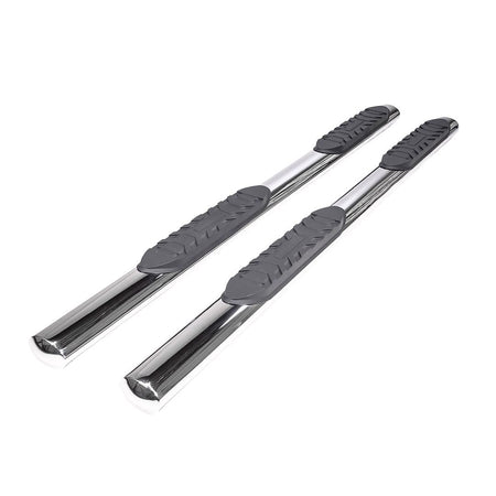 Trailfx TrailFX Nerf Bars for Chevrolet Silverado 1500 Crew Cab 2020-2021 Polished Stainless Steel 4 Inch - Outdoor Depot