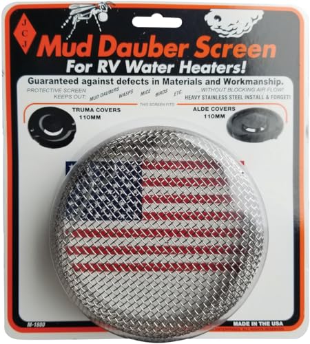 JCJ JCJ Enterprises M-1800 Mud Dauber Screen for Truma and Alde Water Heaters 110 mm (Airstream) - Outdoor Depot