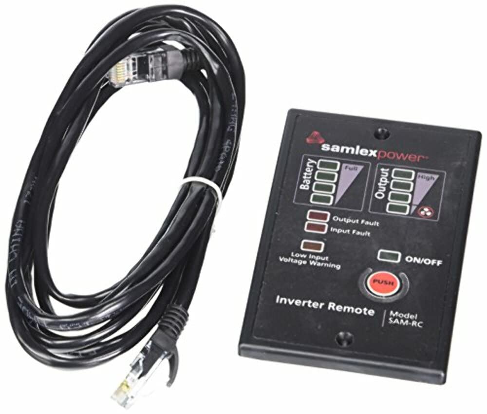 Samlex America Samlex America Solar SAM-RC SAM Series Optional Remote Control, Black - Outdoor Depot